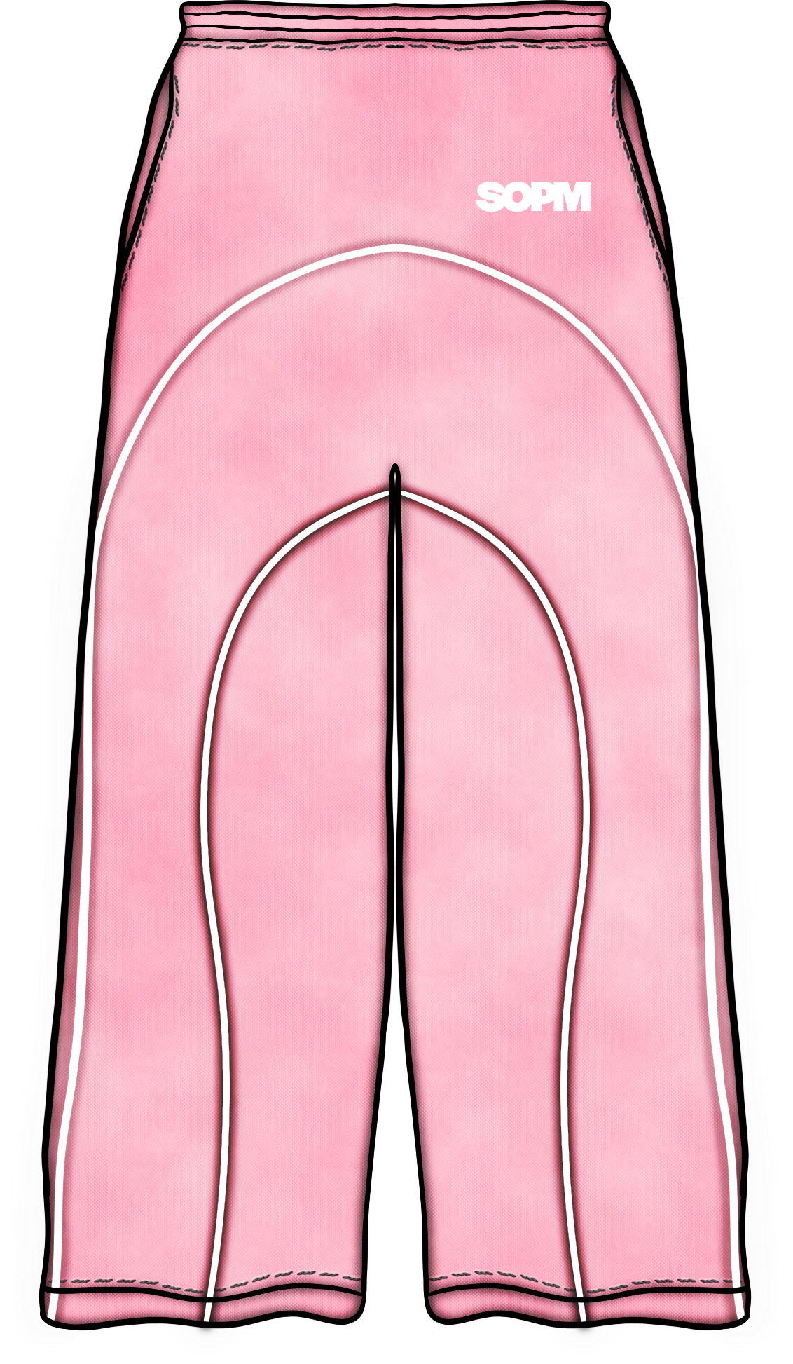 Pink “Sopm” ZIP UP TRACK SUIT