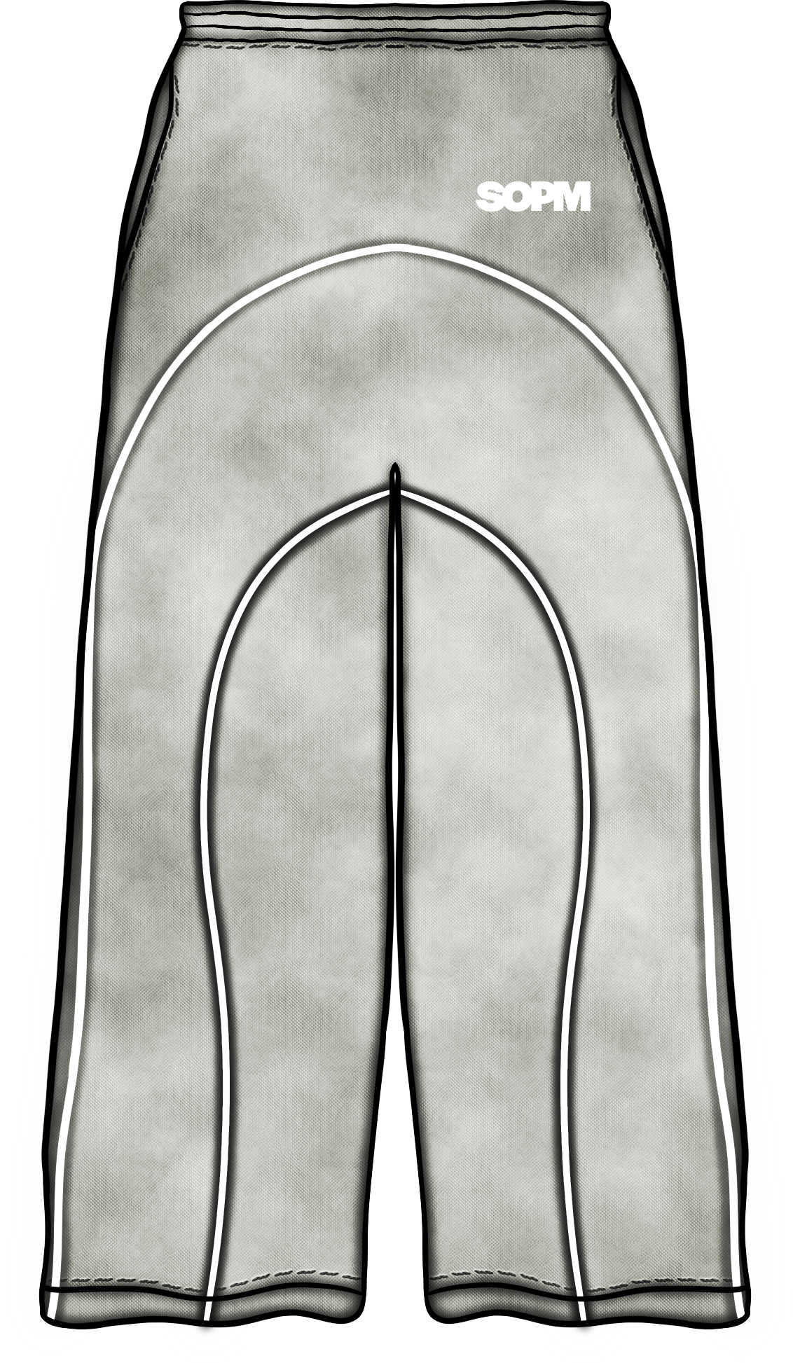 Silver “Sopm” ZIP UP TRACK SUIT