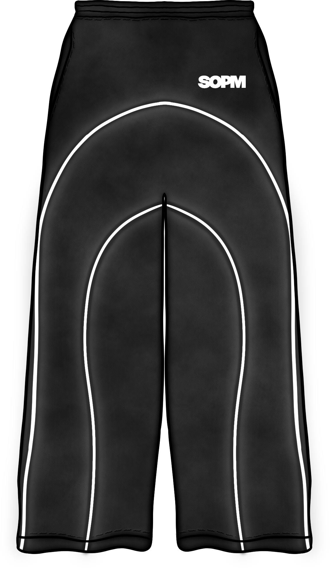 Black “Sopm” ZIP UP TRACK SUIT